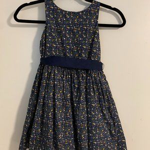 Polo Ralph Lauren Blue Floral Girls Dress Size 6